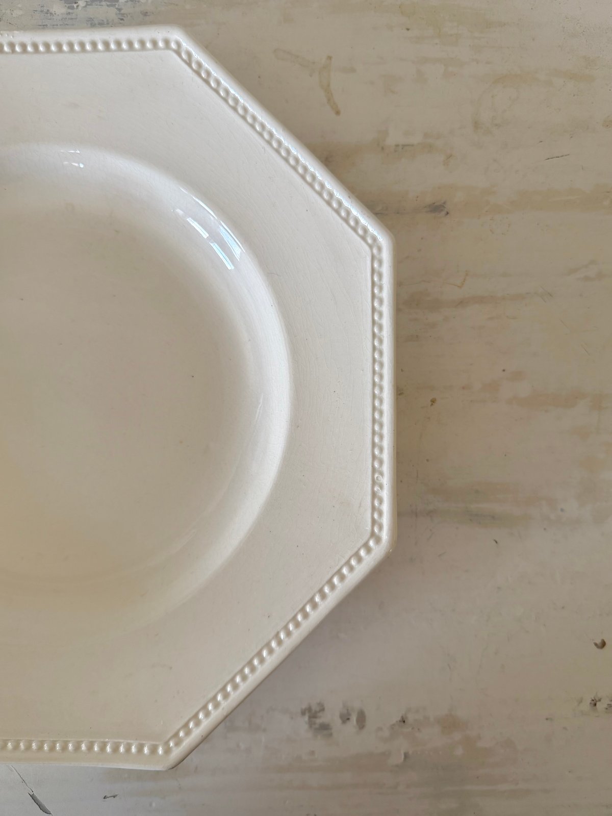 ○アンティーク○スーププレート24､5cm○サルグミンヌ○オクトゴナル②