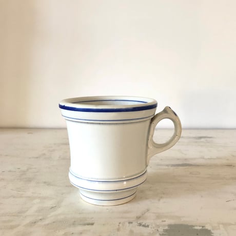 フランス アンティーク ブリュロ コーヒーカップ フランス製 アンティーク ブリュロ Brulot 純白のコーヒーカップ