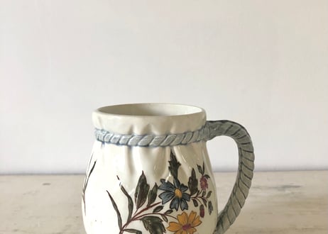 アンティーク 花瓶 リュネヴィル ポリクローム アンティーク 花瓶