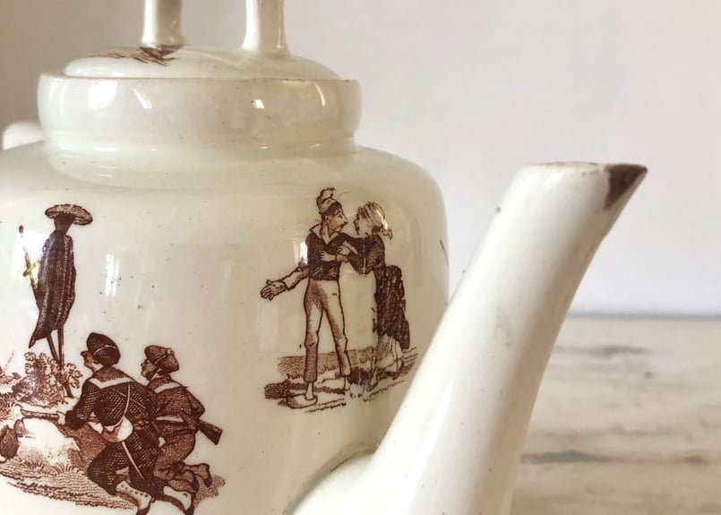 ○アンティーク○ティーポット○リュネヴィル○ | Vintage Lover