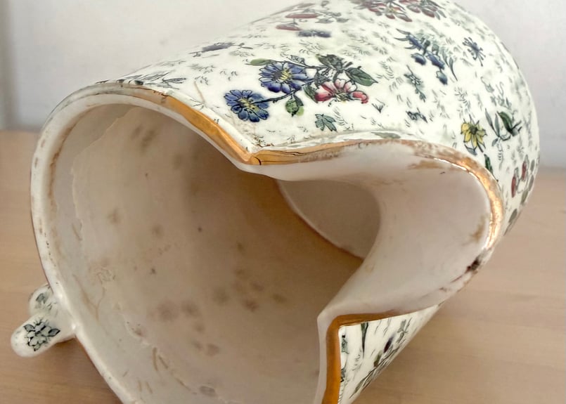 国内着払い発送】○アンティーク○ピシェ/水差し○サルグミンヌPERSE