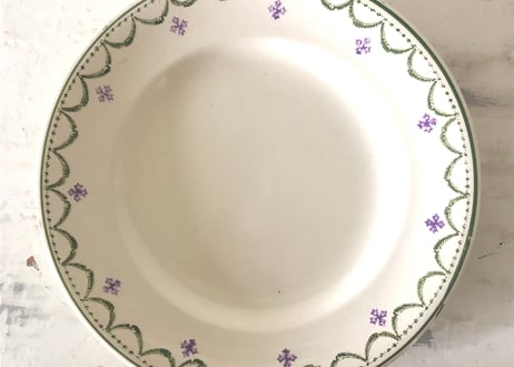 ラヴィエ ロンウィ Longwy ロンウィ ラヴィエ Mignon 花鳥 フランス アンティーク