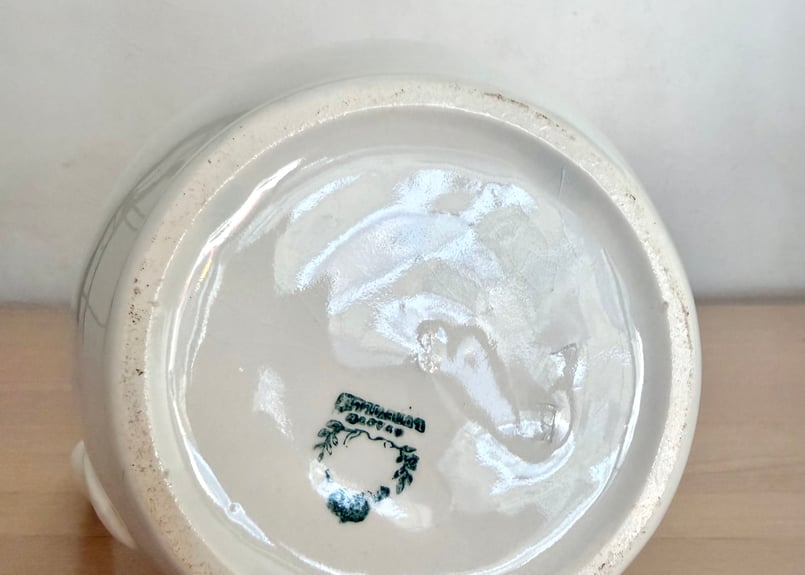 国内着払い発送】○アンティーク○ピシェ/水差し○リュネヴィル○白