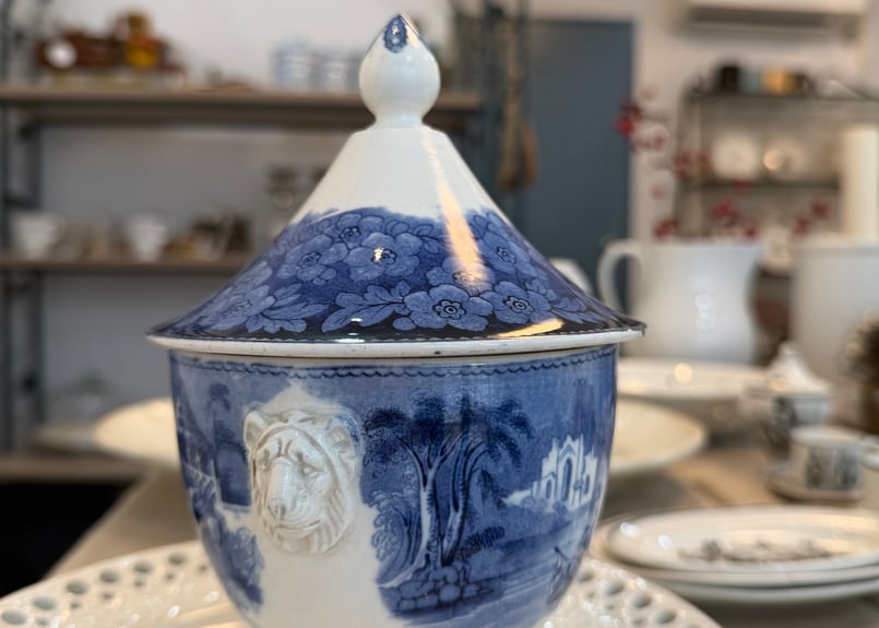 フランス アンティーク ボルドー窯  シュクリエ J.Vieillard&Cie Bordeaux ボルドー クレミエ フランス アンティーク