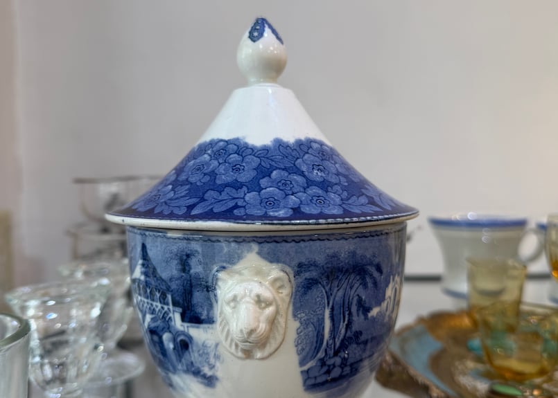 フランス アンティーク ボルドー窯  シュクリエ J.Vieillard&Cie Bordeaux ボルドー クレミエ フランス アンティーク