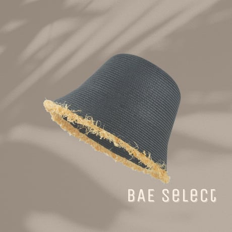 fringe straw bucket hat ♡