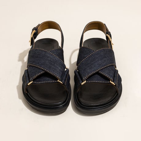 cross flat sandal♡