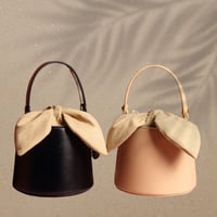 leather Rabbit bucket BAG♡