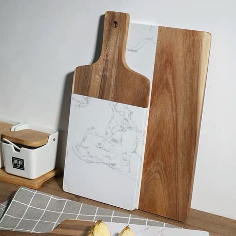 【大人気】marble Cutting board♡Ｌ