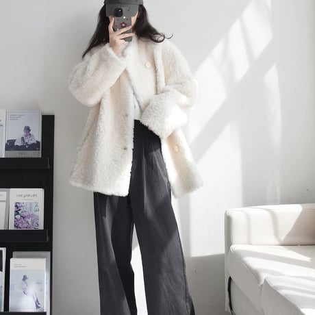 Faux Mouton Coat