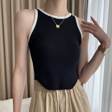 lib knit tank♡