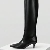 ECO leather simple boots♡