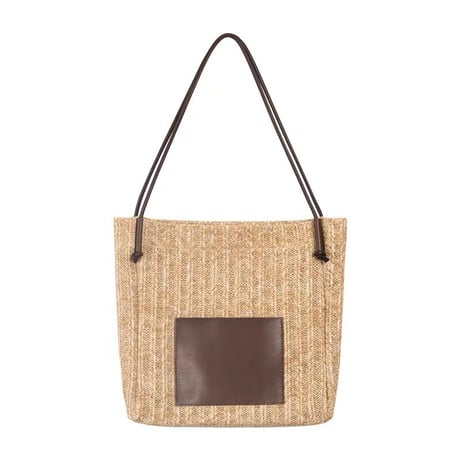 straw shoulder BAG ♡