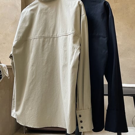 over size cotton  shirt♡