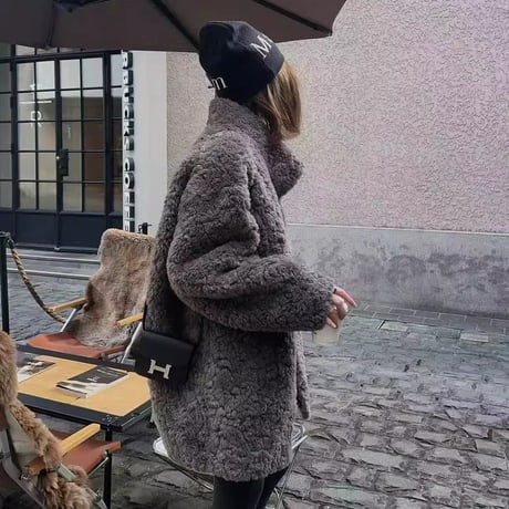 Faux Mouton Coat