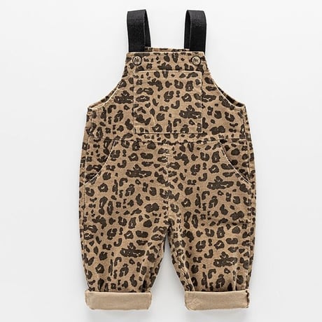 KIDS leopard salopette♡