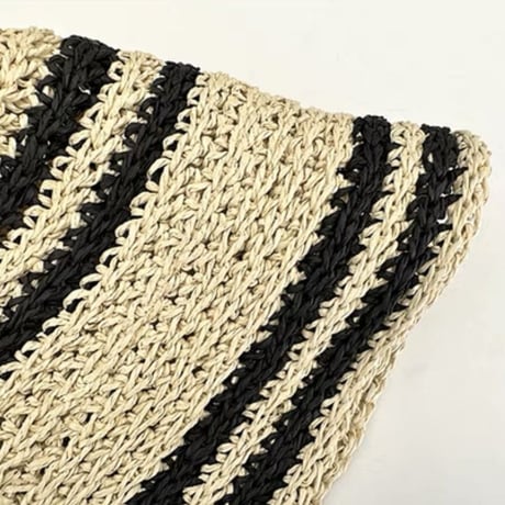 border straw hat ♡