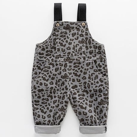 KIDS leopard salopette♡