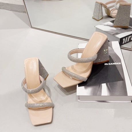 bling-bling heel sandal♡