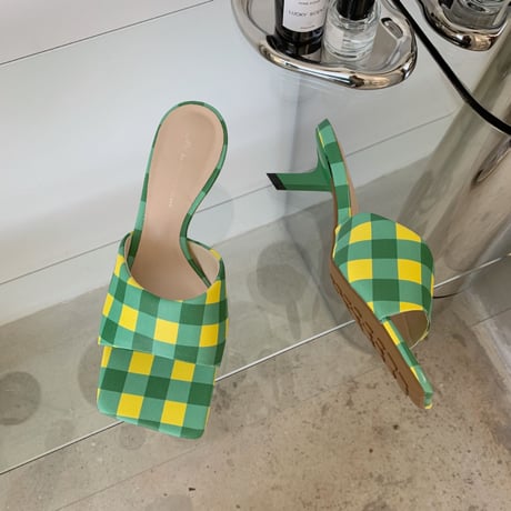 check Open toe slip on♡