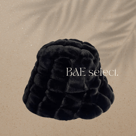 Woven far bucket hat♡