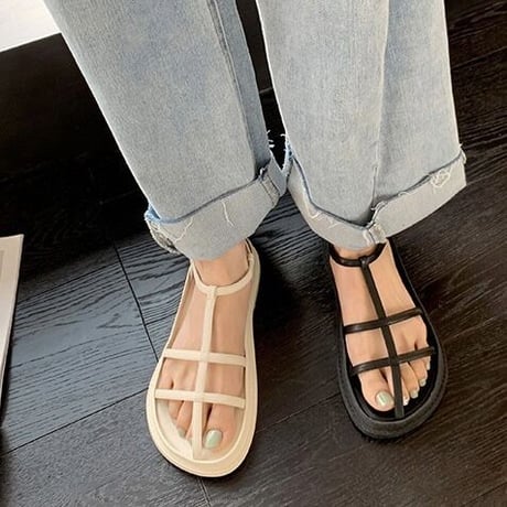 smart line flat sandal ♡