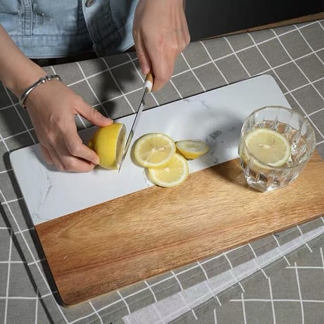 【大人気】marble Cutting board♡Ｌ