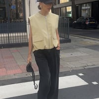 ZIP balloon vest♡