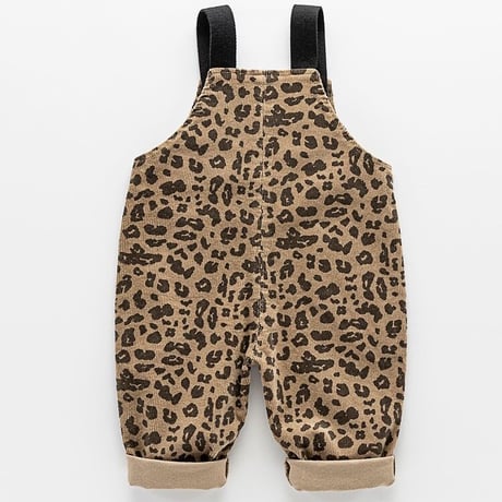 KIDS leopard salopette♡