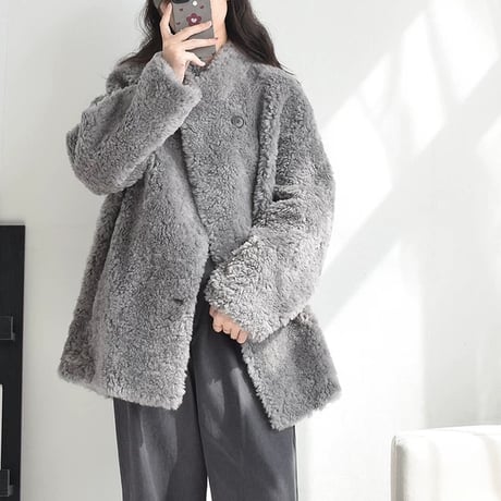 Faux Mouton Coat