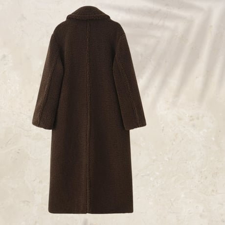 Soft teddy long coat♡