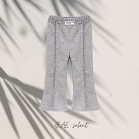 KIDS rib flare pants♡