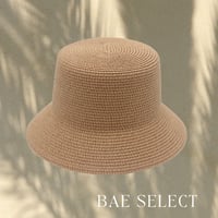 BASIC straw bucket hat♡