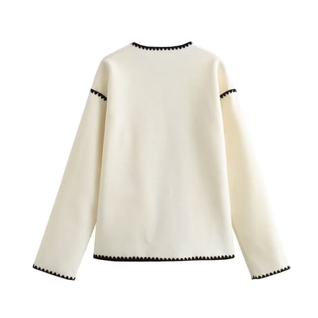 stitch monotone jacket♡