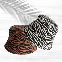 【即納】zebra print bucket hat♡