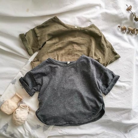 Simple smoky T-shirt♡