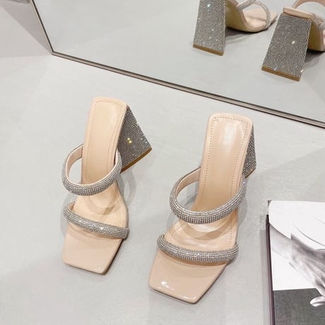 bling-bling heel sandal♡