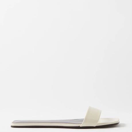 leather flat Sandal♡