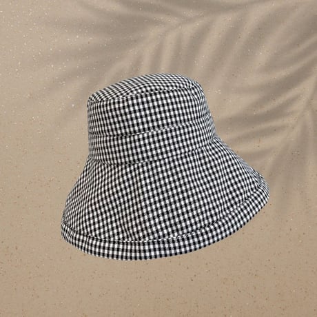 gingham check bucket hat ♡