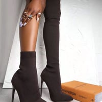 socks Knee high boots♡