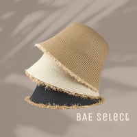 fringe straw bucket hat ♡