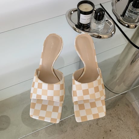 check Open toe slip on♡