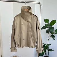 Oversized Short Trench Jacket♡