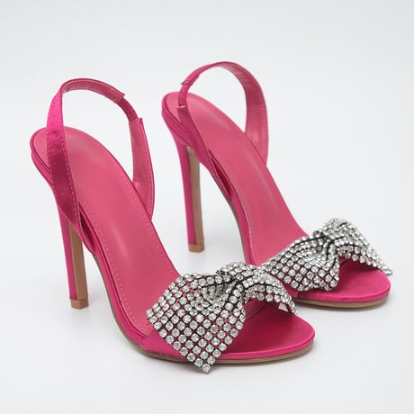 bling-bling ribbon sandal♡