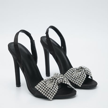 bling-bling ribbon sandal♡