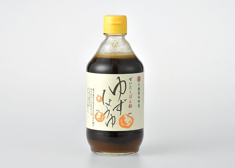 柚子醤油 400mL瓶入 | 大亀醤油店