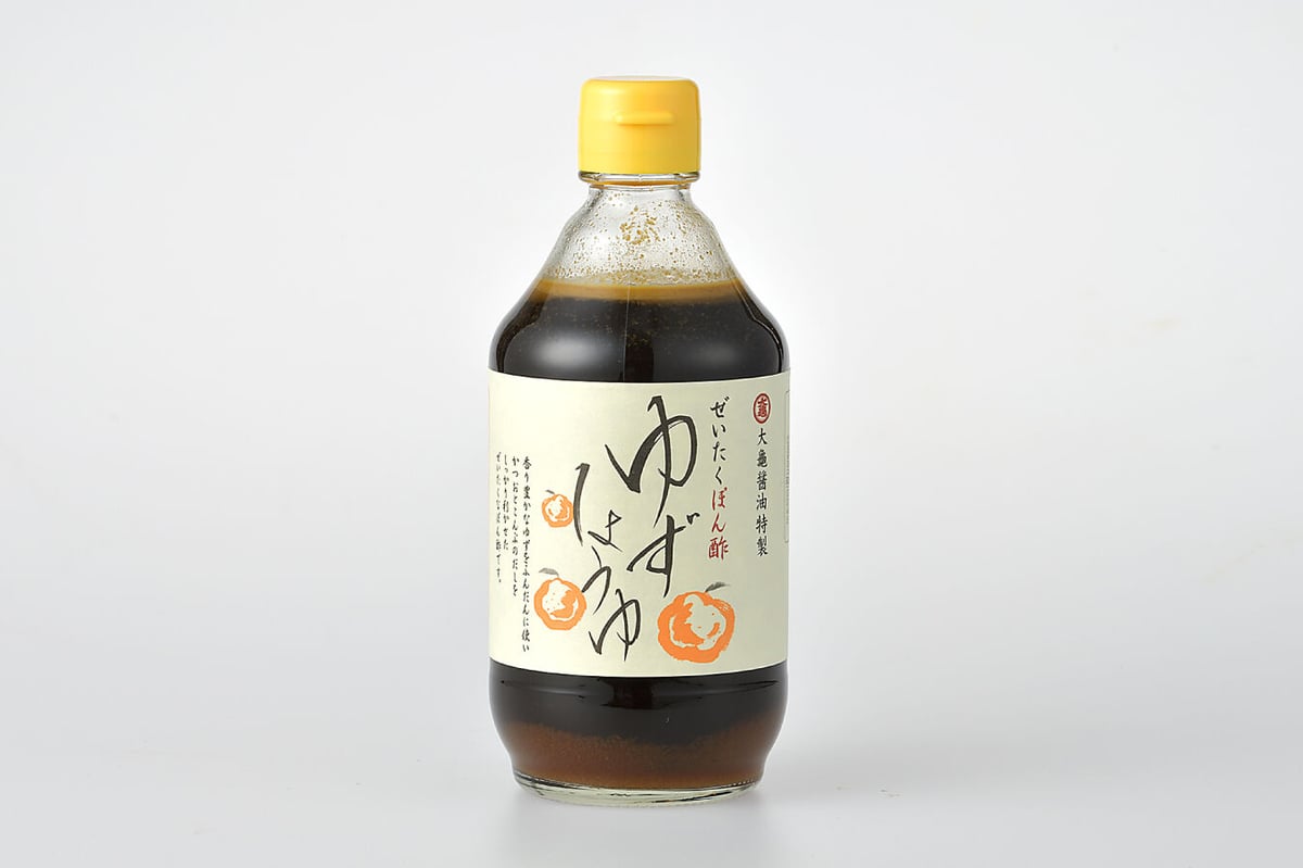 柚子醤油 400mL瓶入 | 大亀醤油店