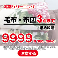 毛布・布団3点までつめ放題
