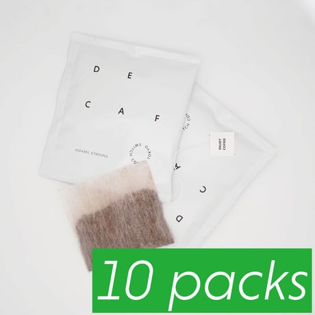 [送料無料］DECAF COFFEE BAG 10pcs