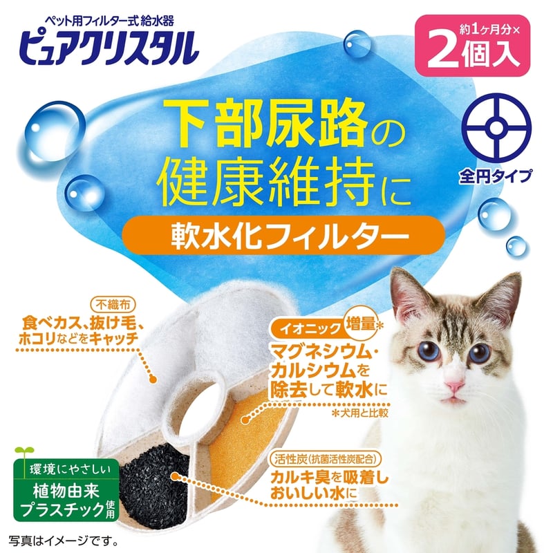 ピュアクリスタル 軟水化フィルター猫用 | PETBOXオンラインストア